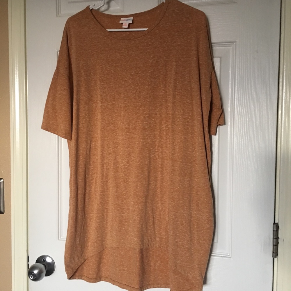 NWOT XS solid Rust light orange heathered Irma